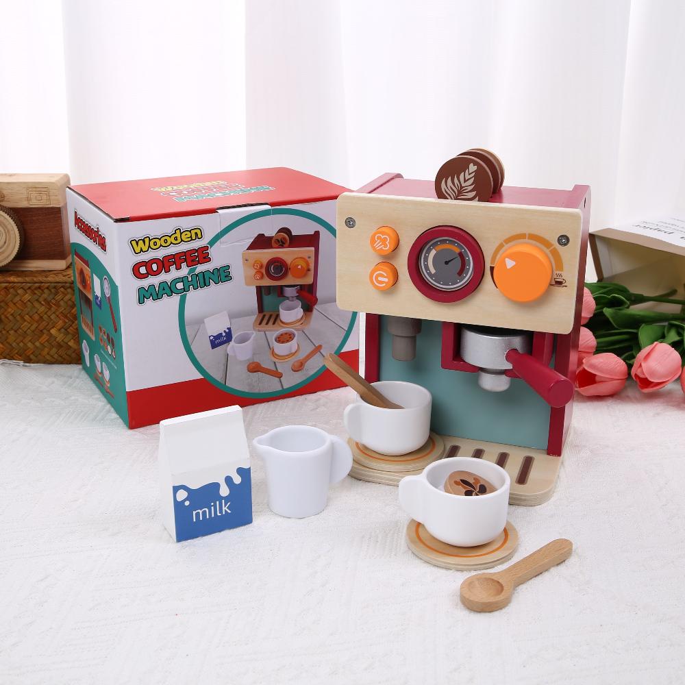 Wooden Kitchen Pretend Play Toy Simulation Wooden Coffee machine Baby Early Learning Learning Educational Toys Playsets Child s Holiday Gift Present
Wooden Kitchen Pretend Play Toy Simulation Wooden Coffee machine Baby Early Learning Learning Educational Toys Playsets Child s Holiday Gift Present