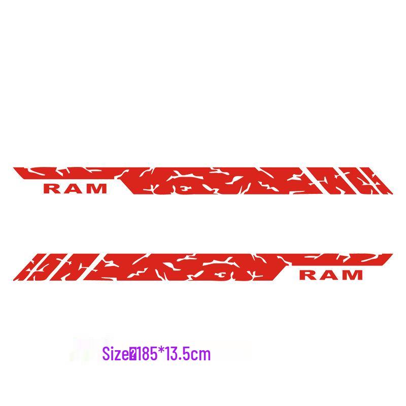 Популярні вінілові наклейки з гоночними смугами RAM червоний
Популярні вінілові наклейки з гоночними смугами RAM червоний