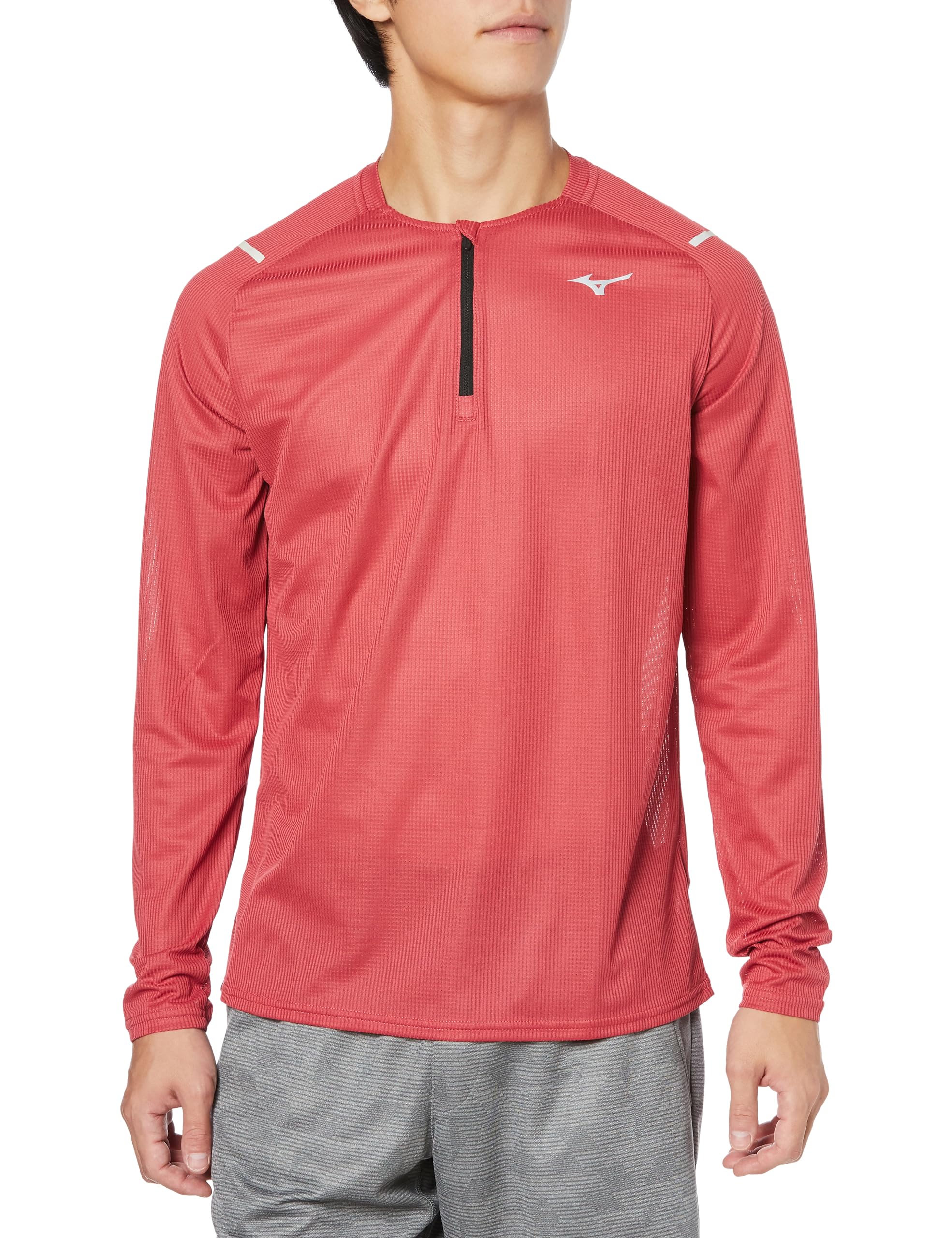 Mizuno Dry Aeroflow Mineral Size S Men s Half-Zip T-Shirt, Breathable, Red, (J2MAA504)
Mizuno Dry Aeroflow Mineral Size S Men s Half-Zip T-Shirt, Breathable, Red, (J2MAA504)