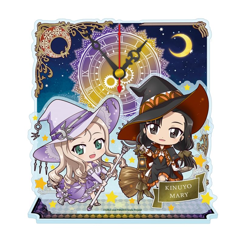 Девушки и танки: Финальная глава Ниси Кинуё и Мари Петитчоко Мини акриловые настольные часы Ведьма
Девушки и танки: Финальная глава Ниси Кинуё и Мари Петитчоко Мини акриловые настольные часы Ведьма