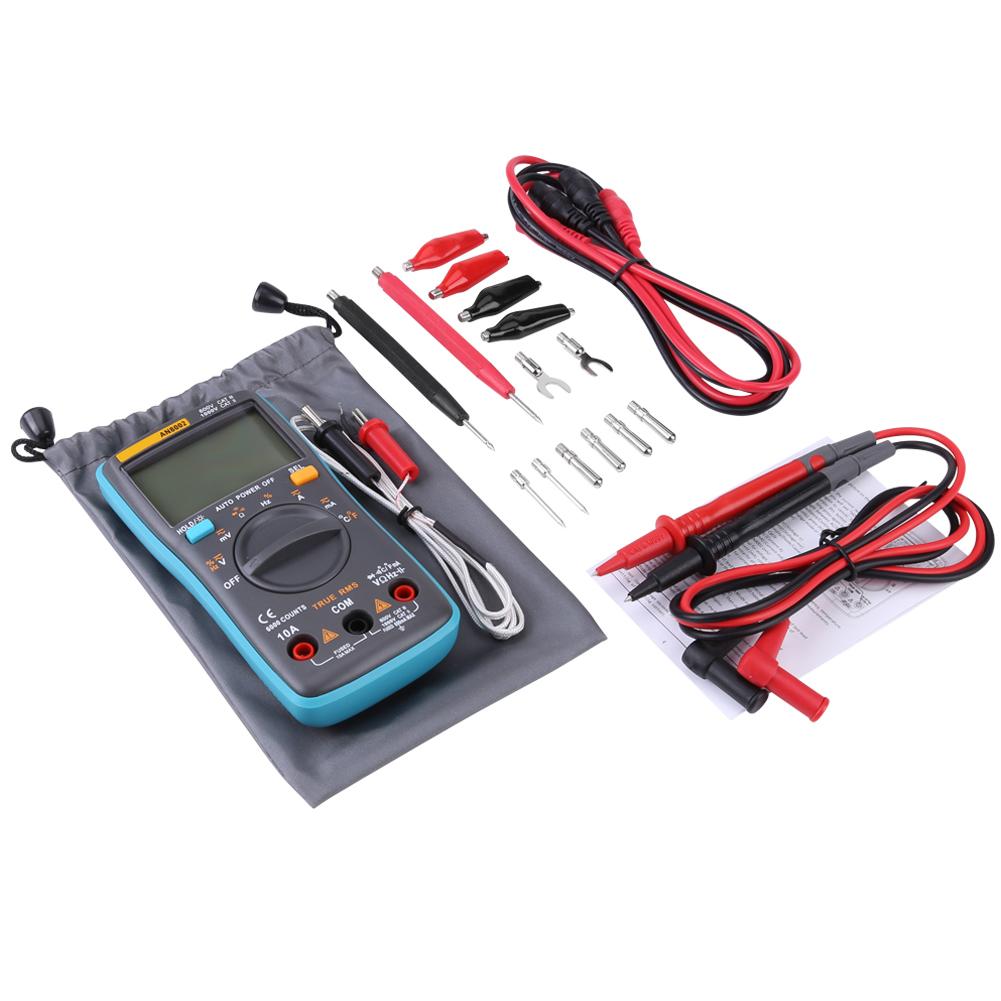 ANENG AN8002 True RMS Digital Multimeter ACDC Voltage Ohm Current Meter 6000 Counts
ANENG AN8002 True RMS Digital Multimeter ACDC Voltage Ohm Current Meter 6000 Counts