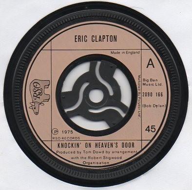 7inch Record ERIC CLAPTON Knockin On Heavens Door 2090166 RSO 1975 UK Rock Used
7inch Record ERIC CLAPTON Knockin On Heavens Door 2090166 RSO 1975 UK Rock Used