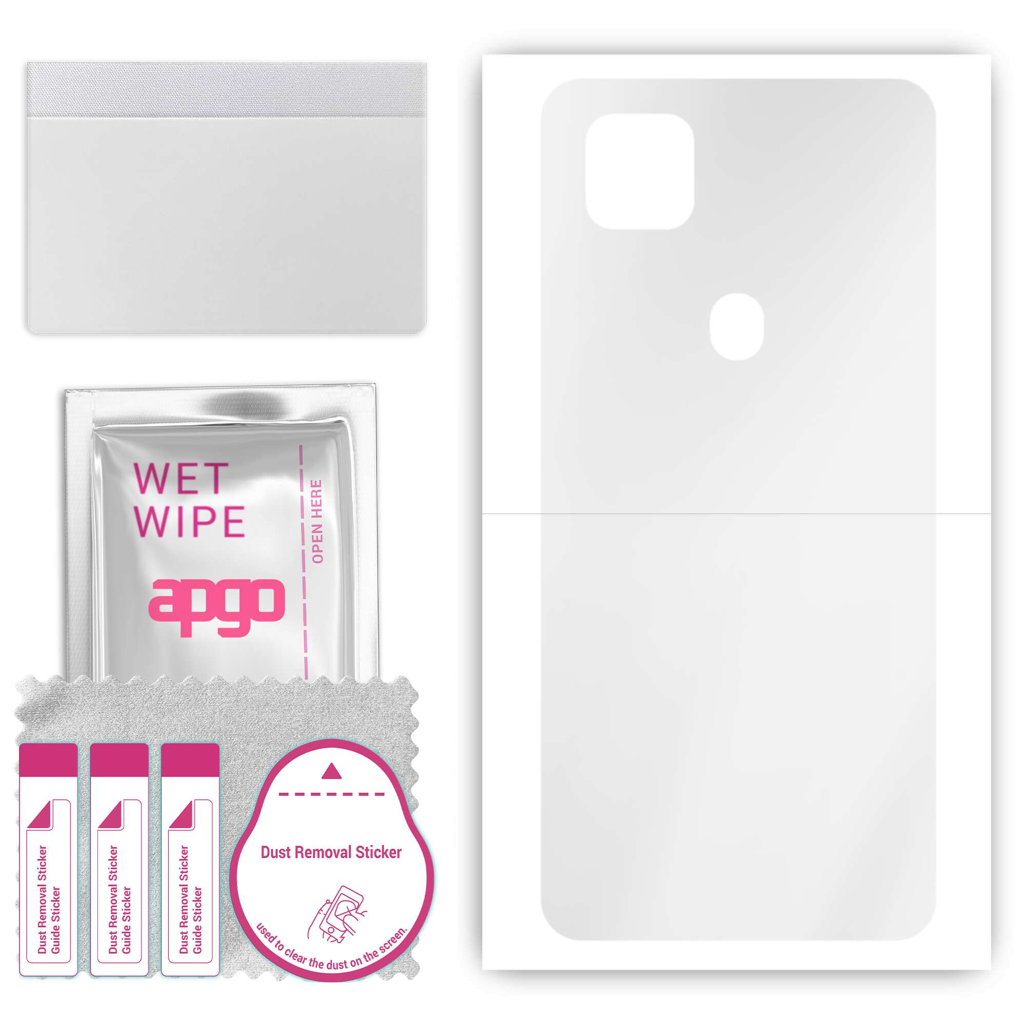 apgo Ultra Clear Protective Skin Sticker for the back compatible with ZTE Blade 10 Smart, Wrap Film, Hydrogel Film, Flexible, Soft TPU with positionin
apgo Ultra Clear Protective Skin Sticker for the back compatible with ZTE Blade 10 Smart, Wrap Film, Hydrogel Film, Flexible, Soft TPU with positionin