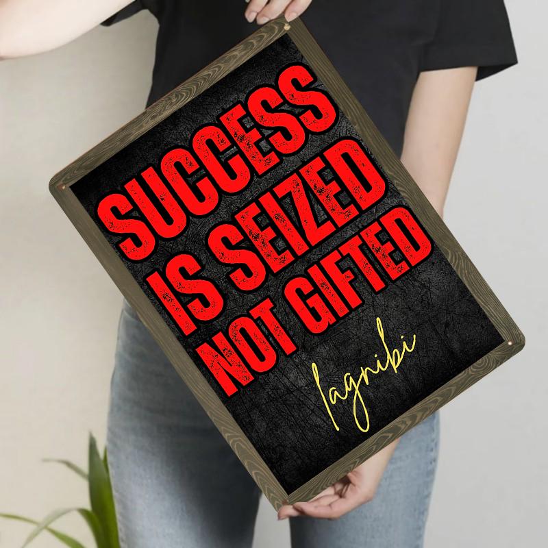 Inspirational Metal Wall Art Office Decor Success Quote Iron Painting Motivational Sign 7.9x11.8In(20x30cm)
Inspirational Metal Wall Art Office Decor Success Quote Iron Painting Motivational Sign 7.9x11.8In(20x30cm)