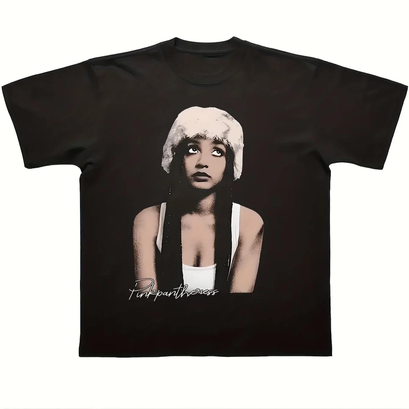 Vibrant Pink Pantheress Graphic Print Summer Casual Short Sleeve T-Shirt Comfortable Fit Perfect for Music Festive Gift Tee Top 4XL
Vibrant Pink Pantheress Graphic Print Summer Casual Short Sleeve T-Shirt Comfortable Fit Perfect for Music Festive Gift Tee Top 4XL