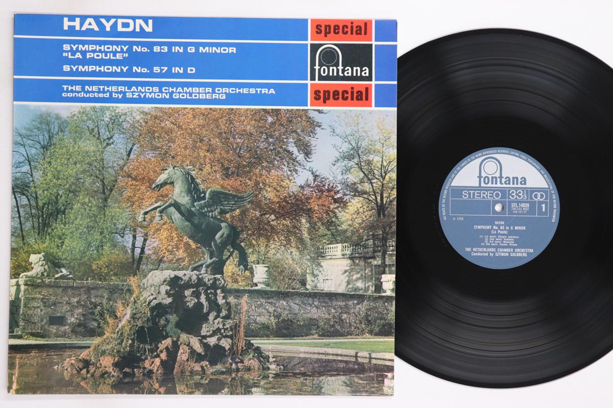 LP Record SZYMON GOLDBERG, THE NETHERLANDS CH - Haydn Symphony No83 In G Minor La P SFL14039 FONTANA 1969 UK Classical Used
LP Record SZYMON GOLDBERG, THE NETHERLANDS CH - Haydn Symphony No83 In G Minor La P SFL14039 FONTANA 1969 UK Classical Used