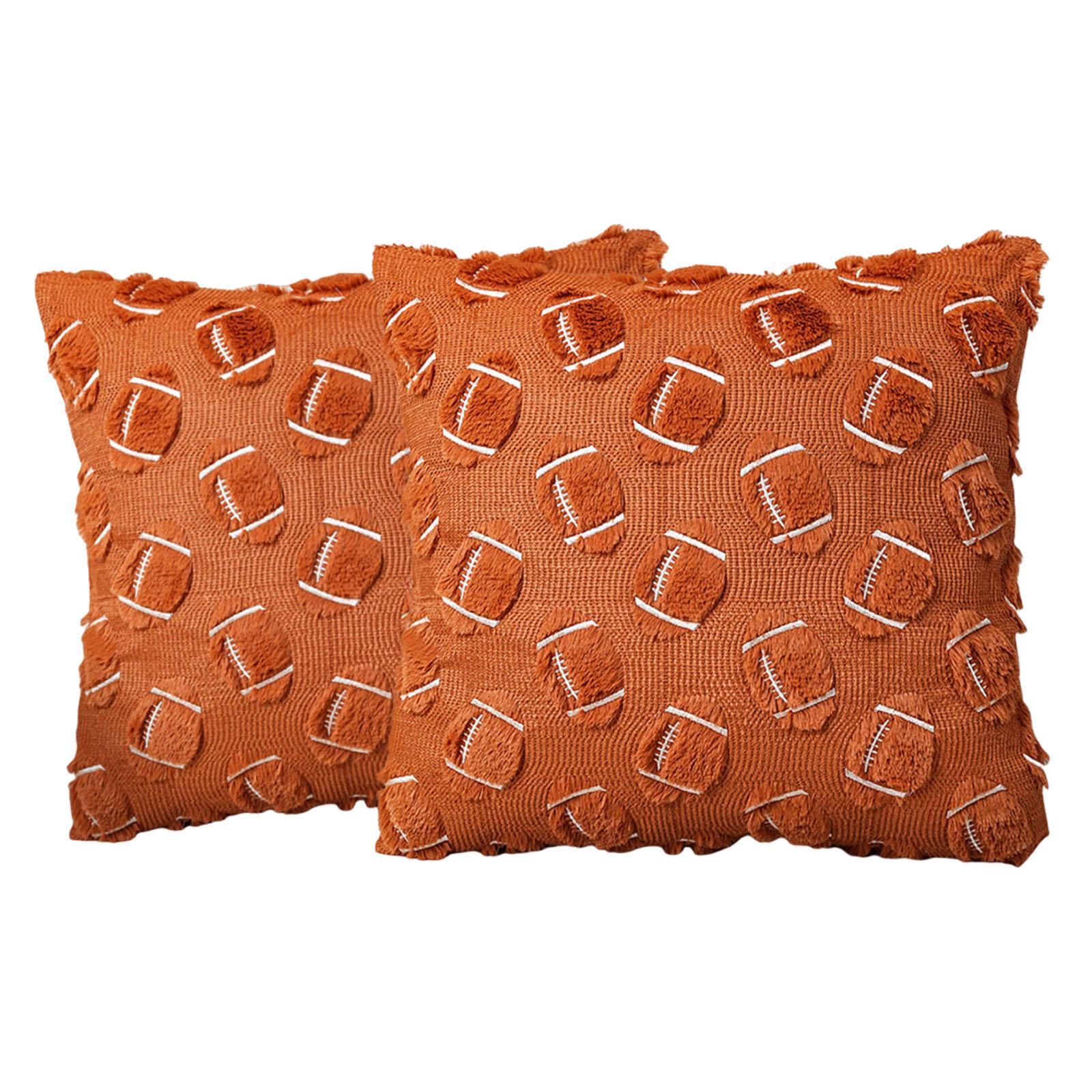Football Throw Pillow Covers 18x18 inch Set of 2 Faux Fur Cushion Cover For Living Room Sofa Soft Plush Pillowcase Decorations
Football Throw Pillow Covers 18x18 inch Set of 2 Faux Fur Cushion Cover For Living Room Sofa Soft Plush Pillowcase Decorations