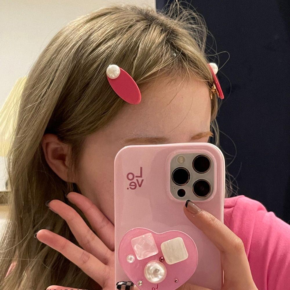 Headwear Oval Shape Fashion Headdress Women Hairpins Korean Duckbill Clips Acetate Hair Clips Pearl
Headwear Oval Shape Fashion Headdress Women Hairpins Korean Duckbill Clips Acetate Hair Clips Pearl