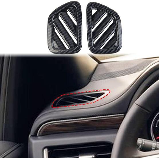 Carbon Fiber Air Vent AC Outlet Cover Trim Above Dashboard Accessories for 2021-2024 Chevy Tahoe Suburban for 2021-2024 GMC Yukon
Carbon Fiber Air Vent AC Outlet Cover Trim Above Dashboard Accessories for 2021-2024 Chevy Tahoe Suburban for 2021-2024 GMC Yukon