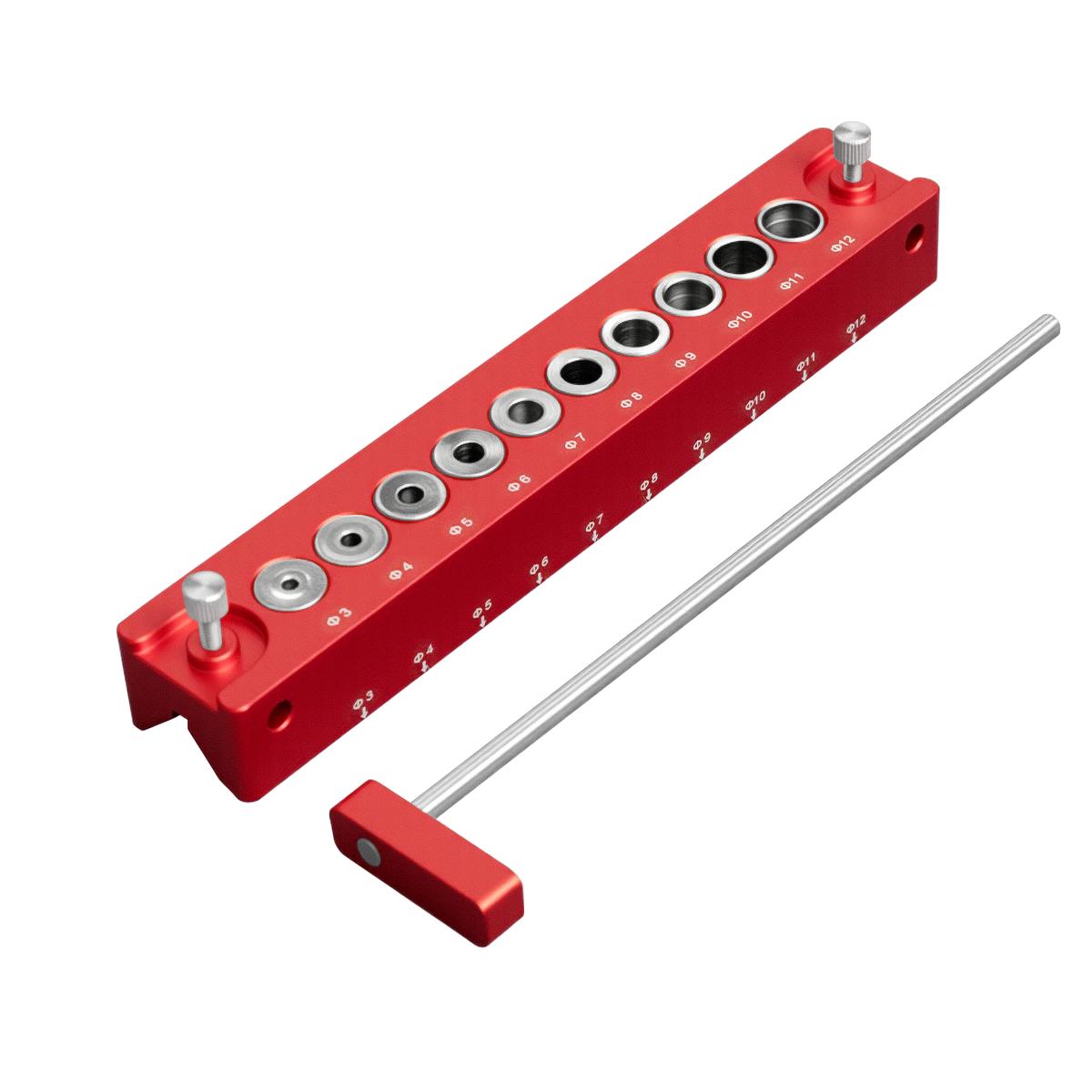 Extended Wood Dowel Jig with Positioning Rods, Straight Hole Drill Guide for Round & Square Wood, Woodworking Locator Tool
Extended Wood Dowel Jig with Positioning Rods, Straight Hole Drill Guide for Round & Square Wood, Woodworking Locator Tool