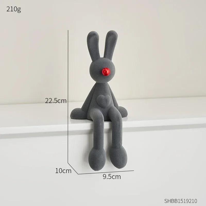 Новая скандинавская сидящая длинноухая кролика стайная фигурка телевизор винный шкаф современное искусство украшение домашний рабочий стол крыльцо скульптура ремесла
Новая скандинавская сидящая длинноухая кролика стайная фигурка телевизор винный шкаф современное искусство украшение домашний рабочий стол крыльцо скульптура ремесла