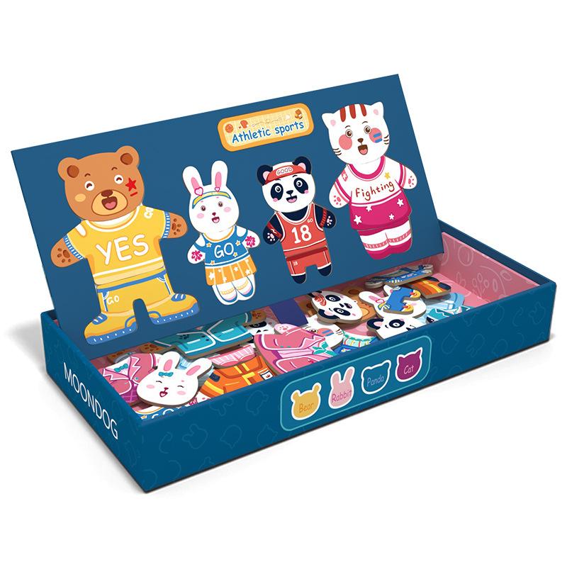 Wooden Educational Toy Magnetic Jigsaw Puzzles Games Toddler Craft Toys Travel Puzzle Box Double Sided Drawing Easel for Kids
Wooden Educational Toy Magnetic Jigsaw Puzzles Games Toddler Craft Toys Travel Puzzle Box Double Sided Drawing Easel for Kids