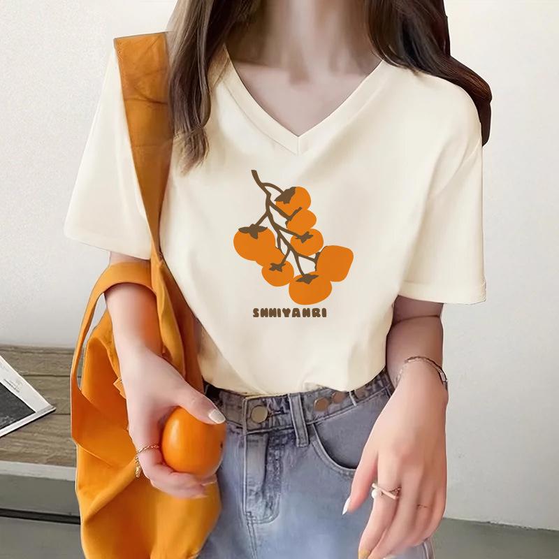 Cotton printed front shoulder short-sleeved t-shirt women s summer new loose half-sleeved top S
Cotton printed front shoulder short-sleeved t-shirt women s summer new loose half-sleeved top S