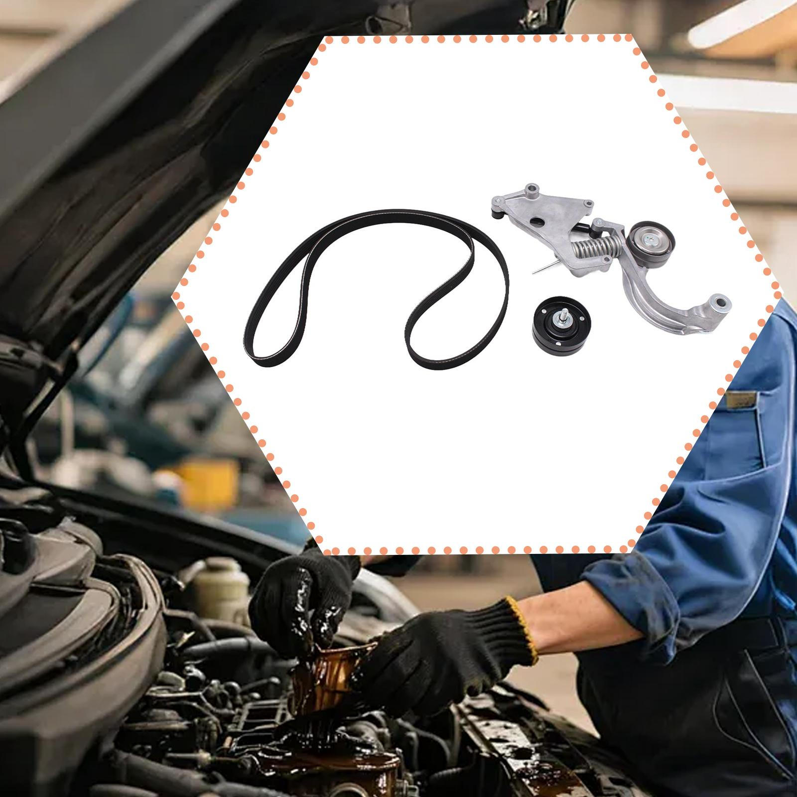 Car Drive Belt Kit 11287509476 Repair Easy to Install for Mini Cooper S
Car Drive Belt Kit 11287509476 Repair Easy to Install for Mini Cooper S