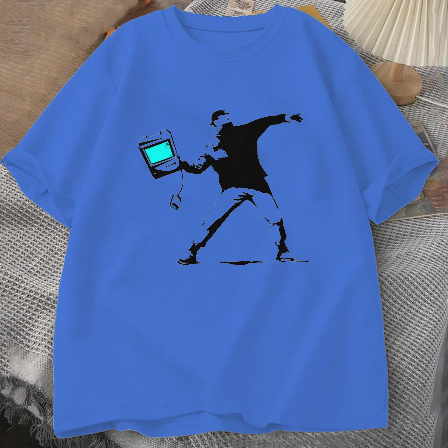 Unisex Computer T-Shirt Summer Trucksuit Round Neck Short Sleeve Tops Casual Breathable Sportswear Cotton Fashion Unisex s Clothing S
Unisex Computer T-Shirt Summer Trucksuit Round Neck Short Sleeve Tops Casual Breathable Sportswear Cotton Fashion Unisex s Clothing S
