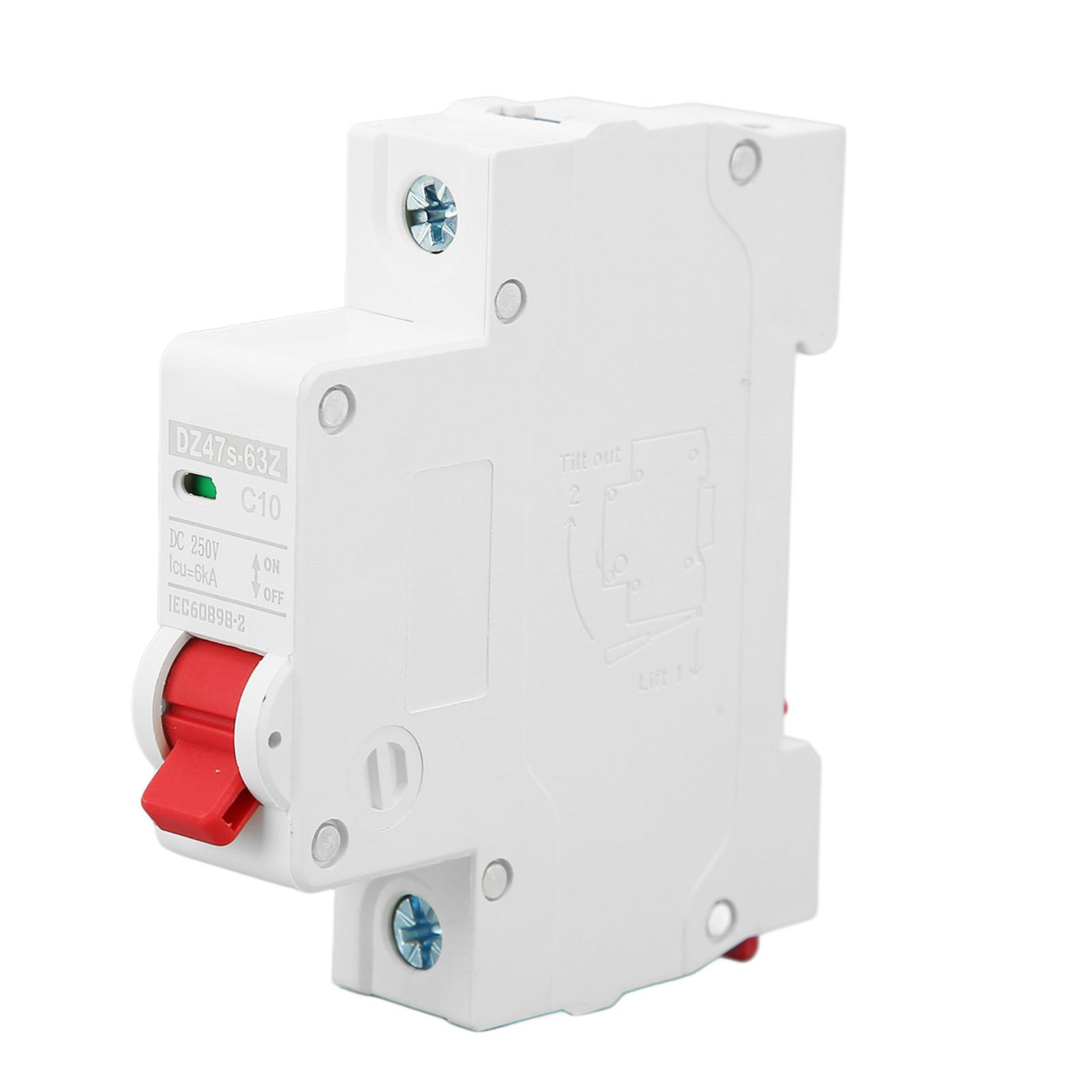 DC Circuit Breaker Short Circuit Overload Protection Miniature Circuit Breaker for PV System 250V
DC Circuit Breaker Short Circuit Overload Protection Miniature Circuit Breaker for PV System 250V