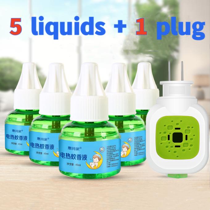 5 Liquid + 1 Plug Set Електрична рідина від комарів із нагрівачем, без запаху, нетоксична 6pcs
5 Liquid + 1 Plug Set Електрична рідина від комарів із нагрівачем, без запаху, нетоксична 6pcs