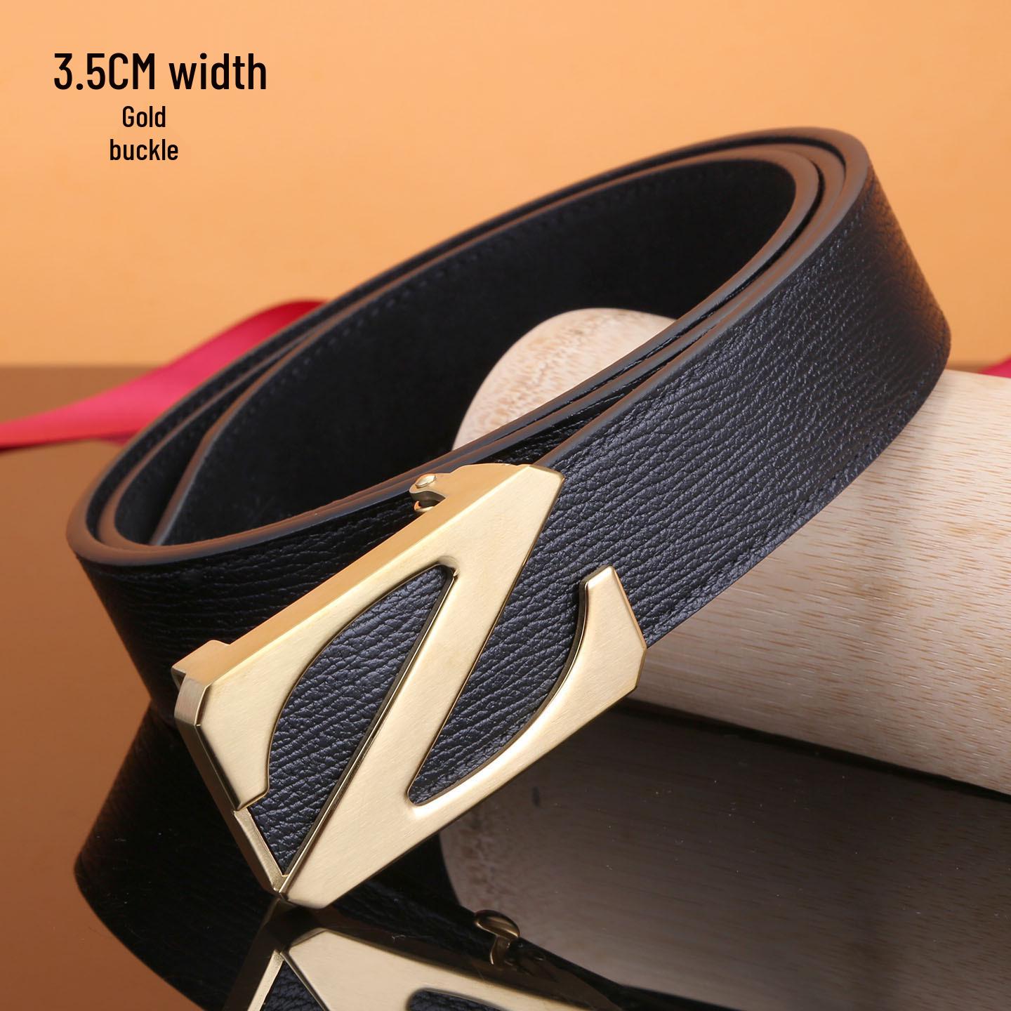 Men s Leather Belt: Automatic Buckle, Stainless Steel Z Design, Toothless, Genuine Cowhide. 110cm
Men s Leather Belt: Automatic Buckle, Stainless Steel Z Design, Toothless, Genuine Cowhide. 110cm