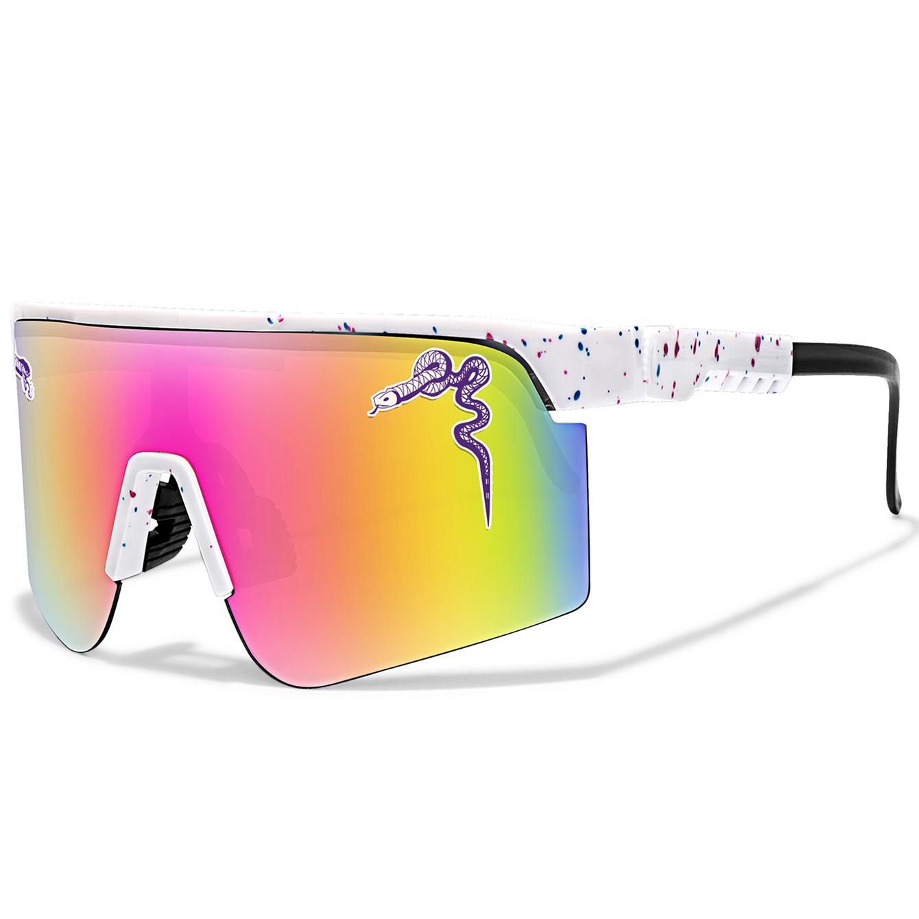 For Hiking Fishing Sunglasses Men s Large Frame Lens Fashionable Goggles with Random Dot Decoration Eyewear for Outdoor Sports
For Hiking Fishing Sunglasses Men s Large Frame Lens Fashionable Goggles with Random Dot Decoration Eyewear for Outdoor Sports