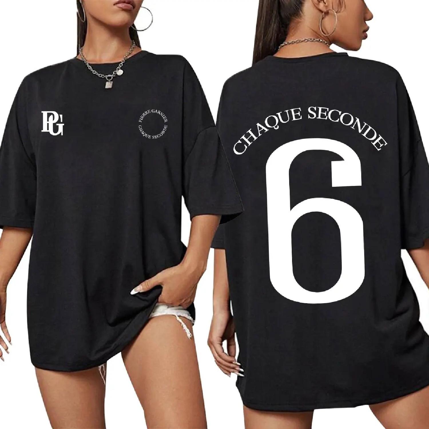 Pierre Garnier Chaque Seconde Album Tour Merch T-shirts Hip Hop Fashion T-shirt Men s Clothing Cotton Casual T Shirts Streetwear S чёрный
Pierre Garnier Chaque Seconde Album Tour Merch T-shirts Hip Hop Fashion T-shirt Men s Clothing Cotton Casual T Shirts Streetwear S чёрный