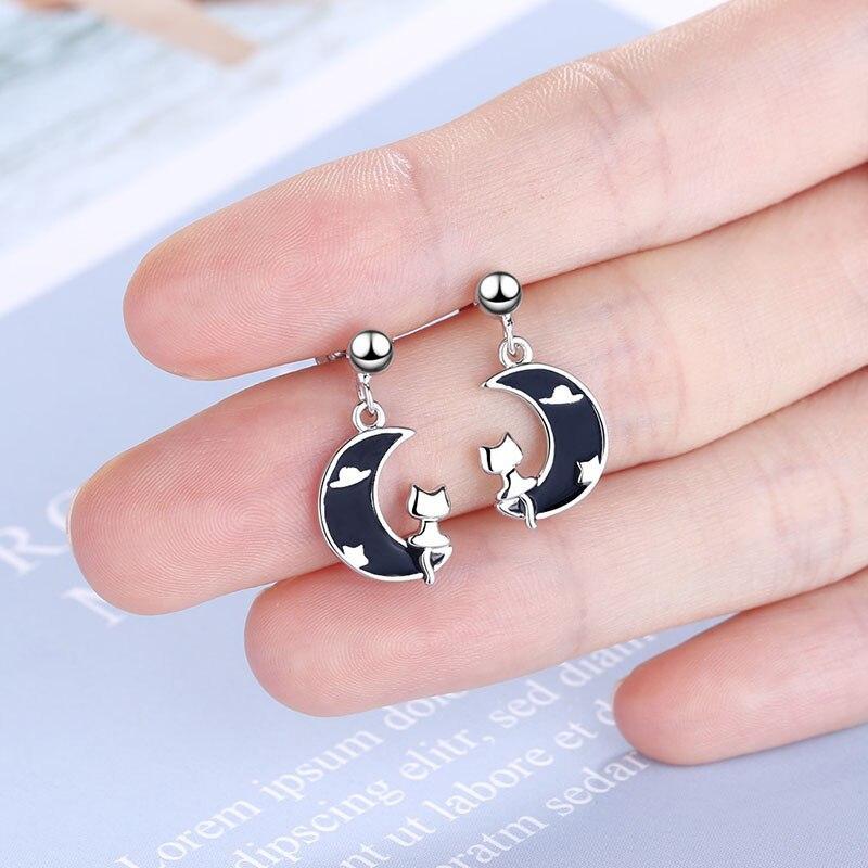 Prevent Allergy 925 Sterling Silver New Fashion Charm Women Girl Exquisite Cat Creative Earrings Birthday Party Gifts
Prevent Allergy 925 Sterling Silver New Fashion Charm Women Girl Exquisite Cat Creative Earrings Birthday Party Gifts