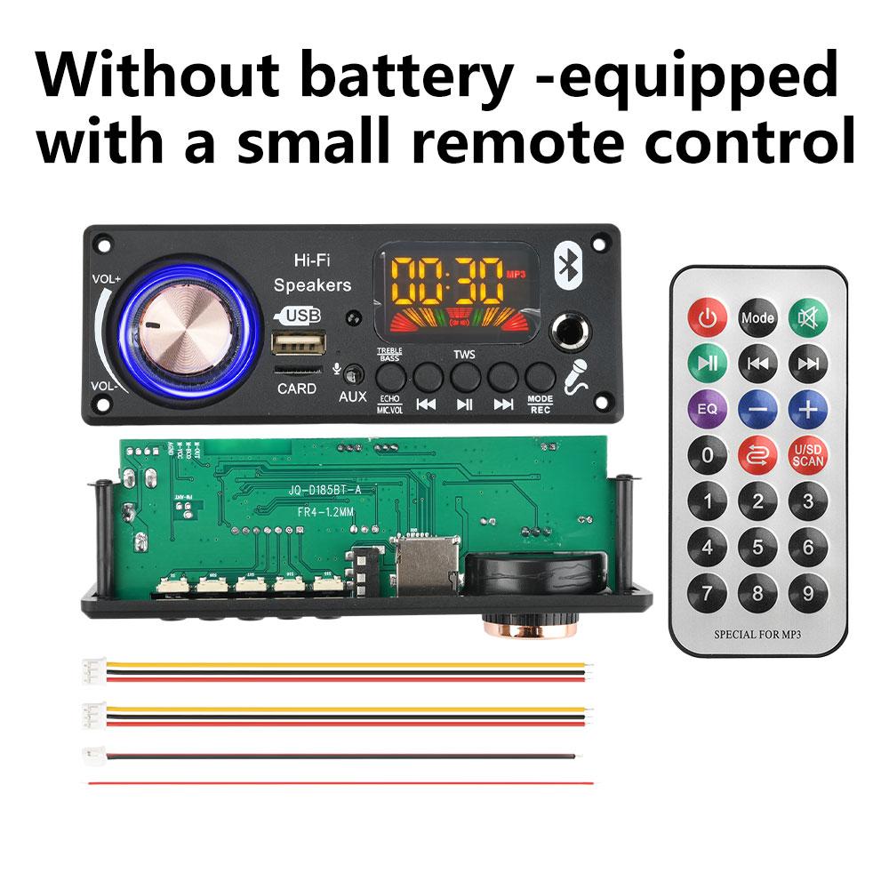 Bluetooth 5.3 MP3 Decoder Board DC 12V Wireless Car MP3 Player TF Card with Remote Controller D185BT Without Amplifier MP3
Bluetooth 5.3 MP3 Decoder Board DC 12V Wireless Car MP3 Player TF Card with Remote Controller D185BT Without Amplifier MP3