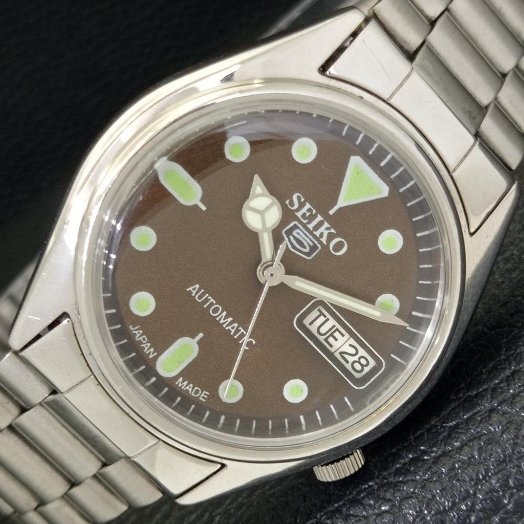 Б/У винтажные мужские часы SEIKO 5 AUTOMATIC 7S26A из Японии с коричневым циферблатом a433548-2 R117-a433548
Б/У винтажные мужские часы SEIKO 5 AUTOMATIC 7S26A из Японии с коричневым циферблатом a433548-2 R117-a433548