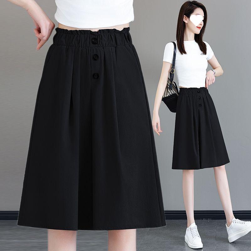 Plus Size High-Waisted Wide-Leg Summer Shorts M 80-100 jin чёрный
Plus Size High-Waisted Wide-Leg Summer Shorts M 80-100 jin чёрный