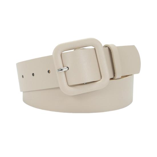 Женский ремень с несколькими отверстиями, регулируемая длина, квадратная пряжка, пояс из искусственной кожи, джинсовые платья, ремень ярких цветов бежевый
Женский ремень с несколькими отверстиями, регулируемая длина, квадратная пряжка, пояс из искусственной кожи, джинсовые платья, ремень ярких цветов бежевый