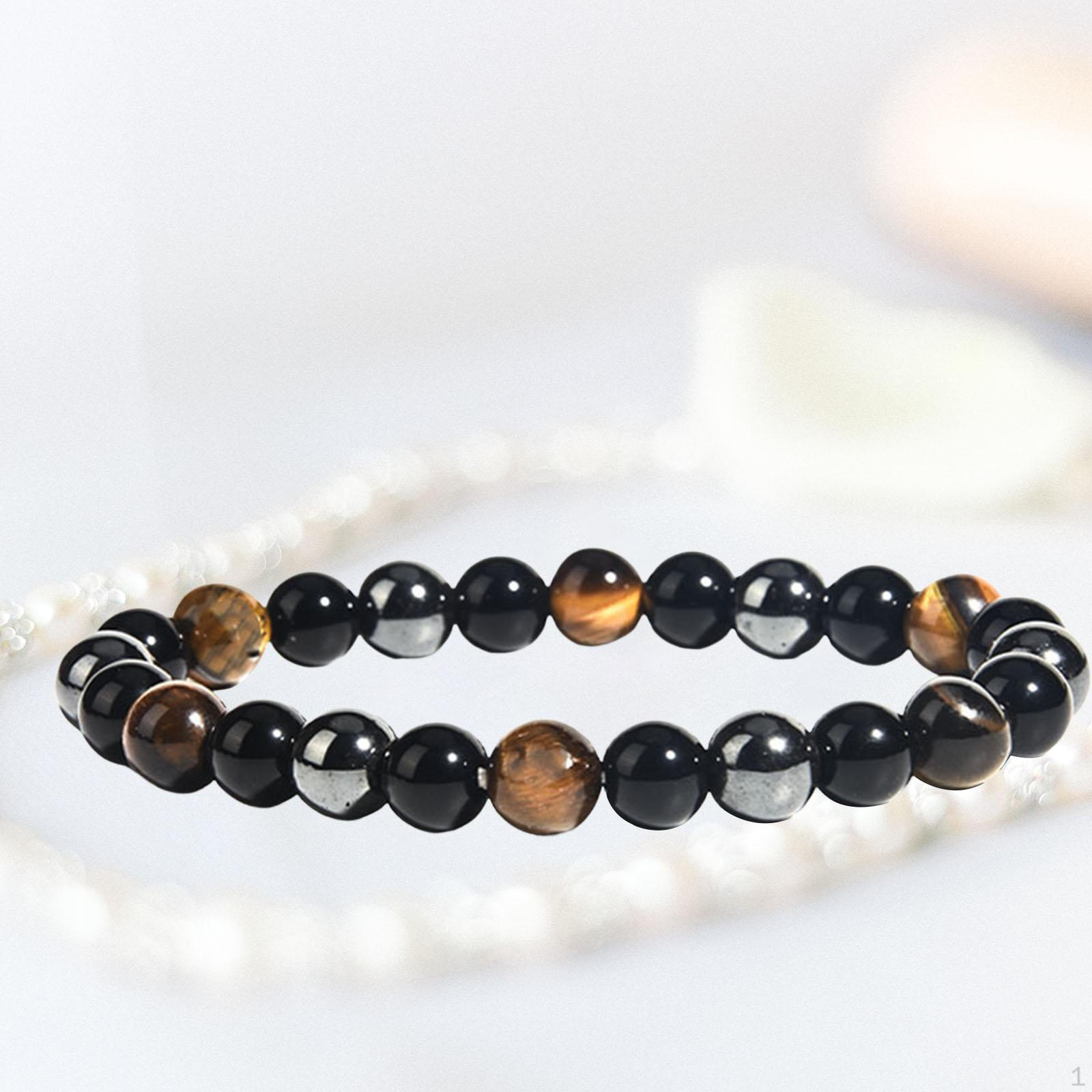 Fashion Beaded Bracelet Unisex Round Beads for Summer Costume Party 8mm
Fashion Beaded Bracelet Unisex Round Beads for Summer Costume Party 8mm