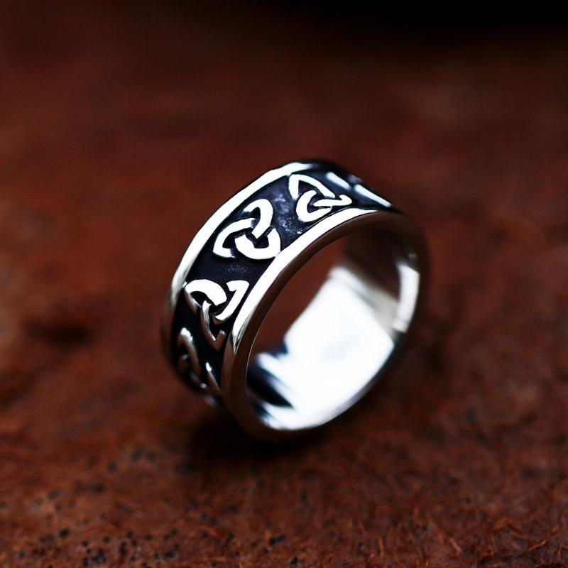 BEIER 2023 New Unique Design 316L Stainless Steel Viking Knot Celtic Knot Ring For Men High Quality Jewelry Wholesale Gift Party 13
BEIER 2023 New Unique Design 316L Stainless Steel Viking Knot Celtic Knot Ring For Men High Quality Jewelry Wholesale Gift Party 13