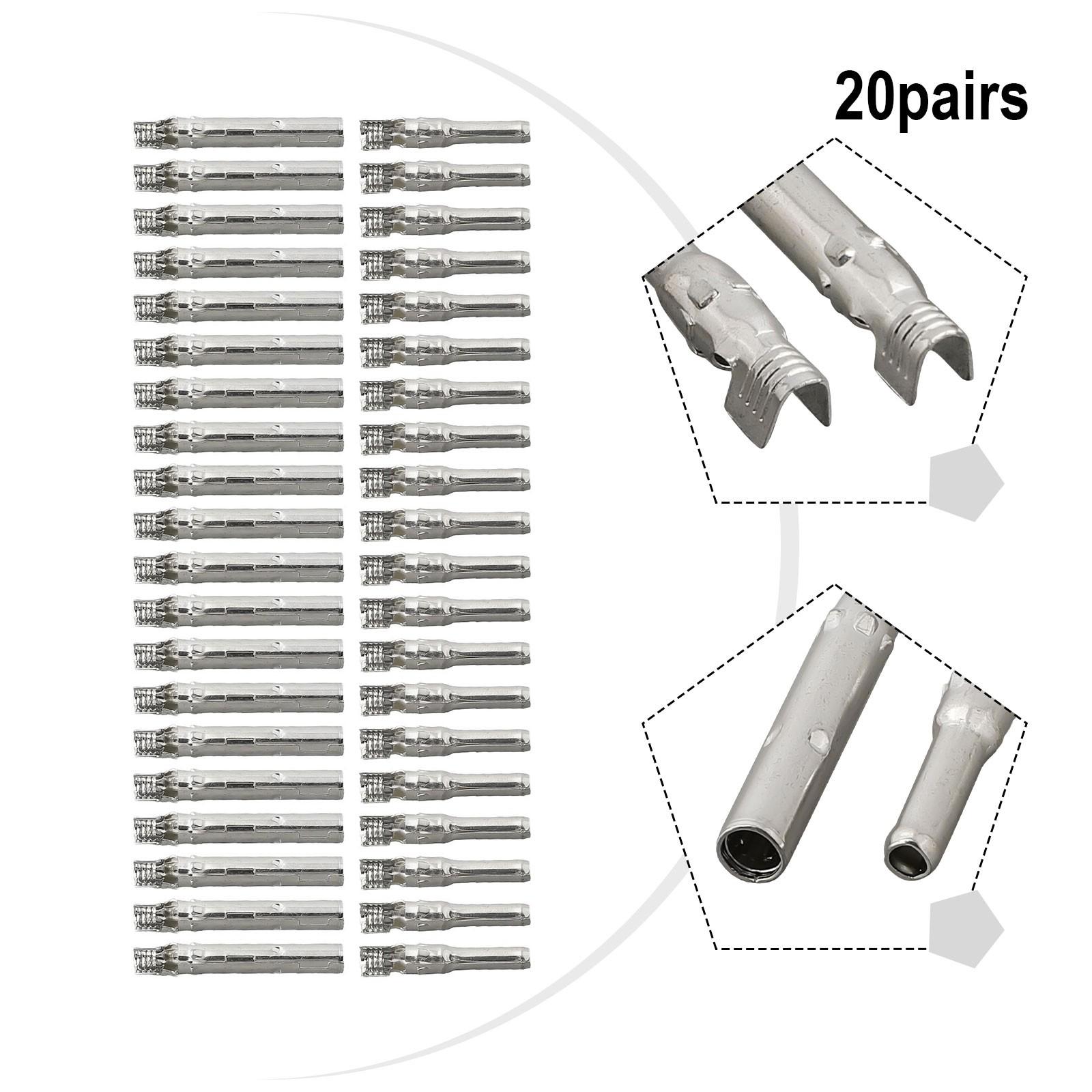 Sturdy 20 Pairs Solar Connector Pin Set for Solar Panel Installations
Sturdy 20 Pairs Solar Connector Pin Set for Solar Panel Installations