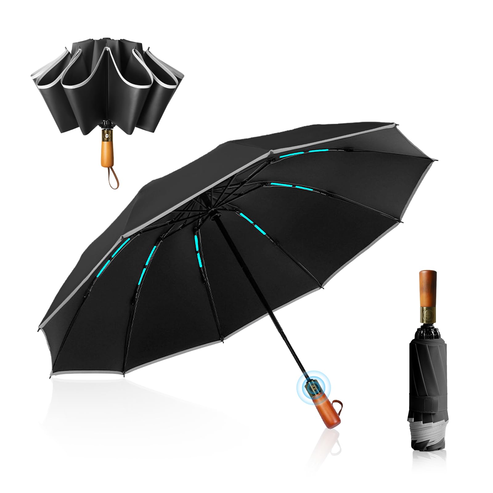 Новый складной автоматический большой 10 усиленный обратный складной супер водостойкий светоотражающий дизайн с защитой от ветра и света и тепла УФ-зонт для солнечной и дождливой погоды чёрный
Новый складной автоматический большой 10 усиленный обратный складной супер водостойкий светоотражающий дизайн с защитой от ветра и света и тепла УФ-зонт для солнечной и дождливой погоды чёрный