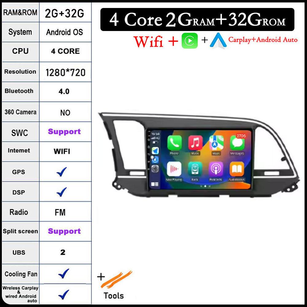 DSP Android 14 для Hyundai Elantra 6 2016 2017 2018 автомобильный стерео радио мультимидиальный видеоплеер навигация GPS Carplay
DSP Android 14 для Hyundai Elantra 6 2016 2017 2018 автомобильный стерео радио мультимидиальный видеоплеер навигация GPS Carplay