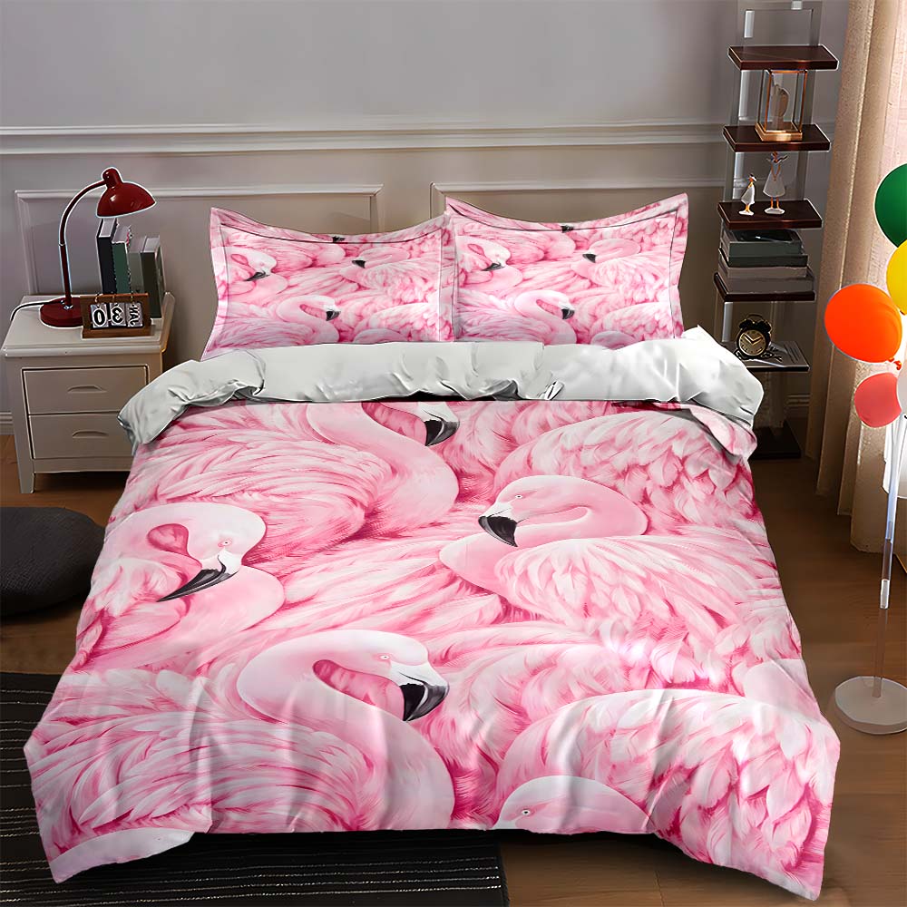 Pink flamingo cluster Bedding Duvet cover sets Duvet covers Pillowcases gifts (1 * Duvet Cover 2 * Pillowcases, without duvet insert) 135x200cm
Pink flamingo cluster Bedding Duvet cover sets Duvet covers Pillowcases gifts (1 * Duvet Cover 2 * Pillowcases, without duvet insert) 135x200cm