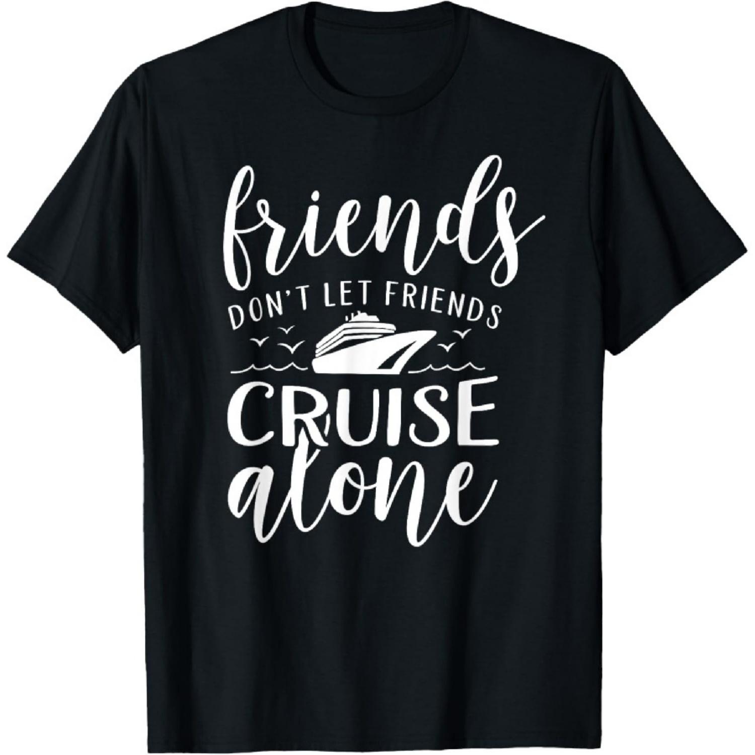Friends dont let cruise alone Beach Summer Vacation Nautical T-Shirt XXXXXL чорний
Friends dont let cruise alone Beach Summer Vacation Nautical T-Shirt XXXXXL чорний