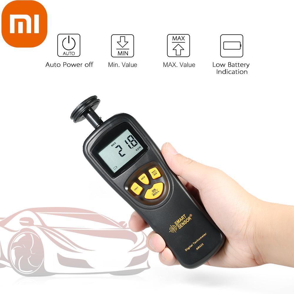 Цифровой тахометр Xiaomi, спидометр, тахометр, широкий диапазон измерения 0,5 ~ 19999 об/мин
Цифровой тахометр Xiaomi, спидометр, тахометр, широкий диапазон измерения 0,5 ~ 19999 об/мин