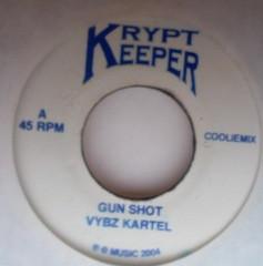 7inch Record VYBZ KARTEL - Gun Shot NONE Krypt Keeper Re 2004 Jamaica Reggae, Ska & Dub Used
7inch Record VYBZ KARTEL - Gun Shot NONE Krypt Keeper Re 2004 Jamaica Reggae, Ska & Dub Used