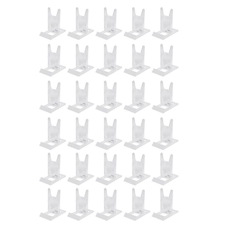 AEE4-30Pcs Tray Rack Clear Stand Frame Holder Stand Plastic Clear Plates Holder Metal Brackets Clear Display Shelf прозорий
AEE4-30Pcs Tray Rack Clear Stand Frame Holder Stand Plastic Clear Plates Holder Metal Brackets Clear Display Shelf прозорий