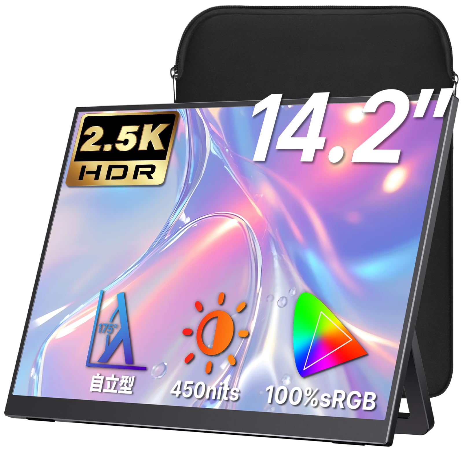 Mobile monitor cocopar inch 2K resolution 2520x1680 High brightness 450nits sRGB wide color gamut Glossy IPS stand Lightweight 600g Thin narrow frame чорний
Mobile monitor cocopar inch 2K resolution 2520x1680 High brightness 450nits sRGB wide color gamut Glossy IPS stand Lightweight 600g Thin narrow frame чорний