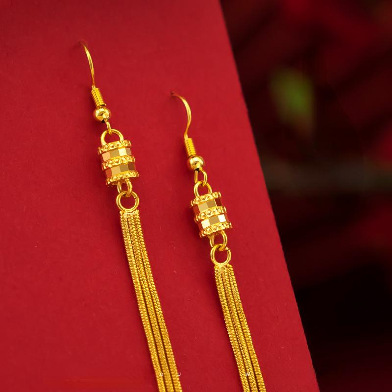 Genuine 18K Gold Drop Flower Earrings for Women Simple Pagoda Design for Women Tassel Stud Earrings Fine Jewelry Gifts
Genuine 18K Gold Drop Flower Earrings for Women Simple Pagoda Design for Women Tassel Stud Earrings Fine Jewelry Gifts