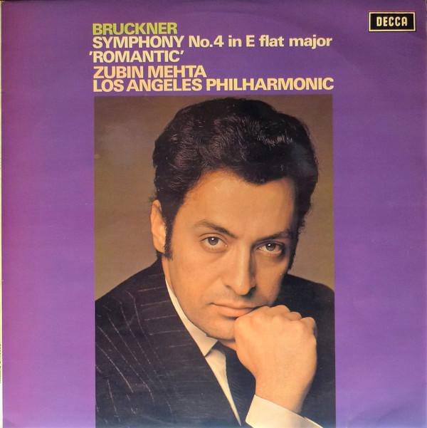 LP Record ANTON BRUCKNER - ZUBIN MEHTA, LOS A - Symphony No. 4 In E Flat Major Rom SXL6489 Decca 1970 UK Classical Used
LP Record ANTON BRUCKNER - ZUBIN MEHTA, LOS A - Symphony No. 4 In E Flat Major Rom SXL6489 Decca 1970 UK Classical Used