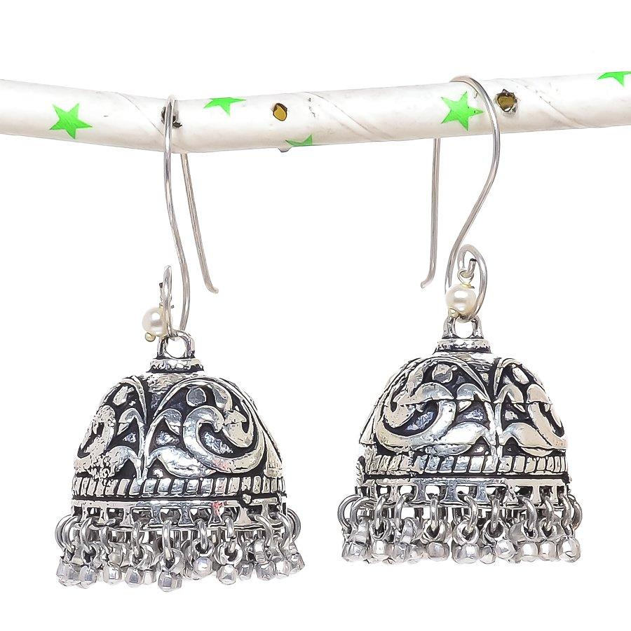 Натуральные индийские серьги Jhumki с драгоценным камнем, серебряные серьги в этническом стиле Бали, 2,17 дюйма, j2P03
Натуральные индийские серьги Jhumki с драгоценным камнем, серебряные серьги в этническом стиле Бали, 2,17 дюйма, j2P03