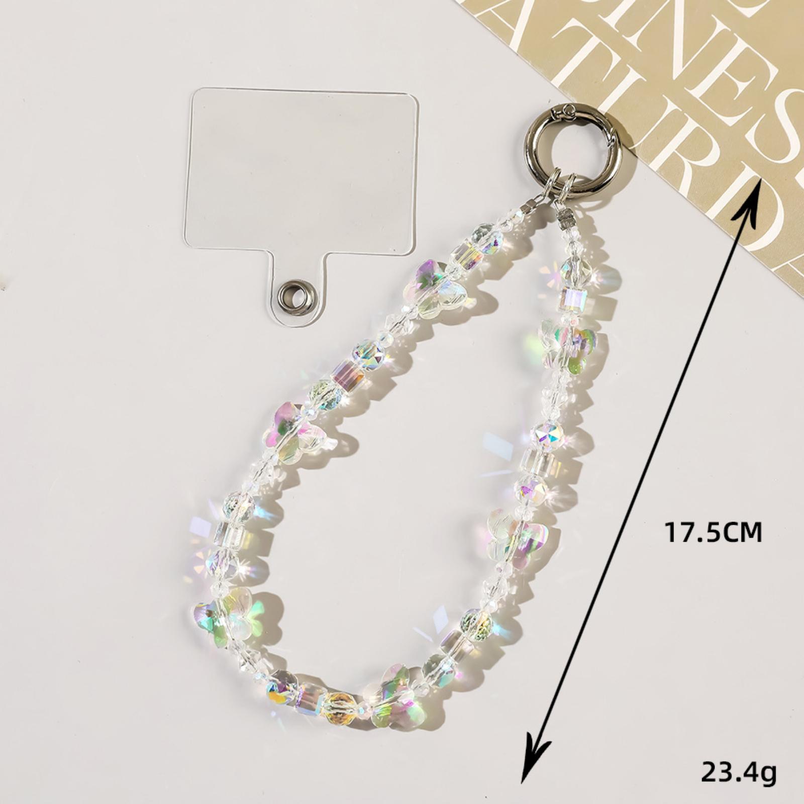 3D Crystal Butterfly Phone Chain, High End Bag Charm, Keychain Pendant, Loss Wrist Chain One Size
3D Crystal Butterfly Phone Chain, High End Bag Charm, Keychain Pendant, Loss Wrist Chain One Size