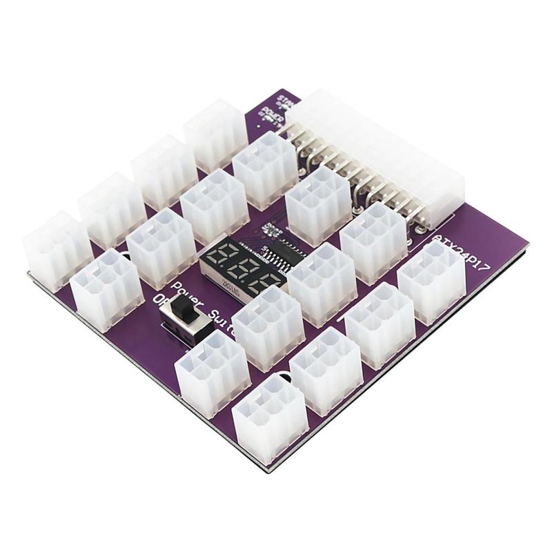 24Pin to 17 orts 6 in Server SU ower Adapter Board Supply Board for 750W 1100W 1600W 2000W 2400W
24Pin to 17 orts 6 in Server SU ower Adapter Board Supply Board for 750W 1100W 1600W 2000W 2400W