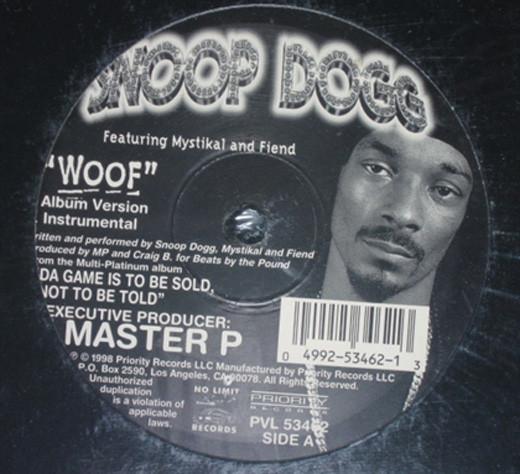 12inch Record SNOOP DOGG, MYSTIKAL & FIEND - Woof PVL53462 No Limit Record 1998 US Rap & Hip-Hop/R&B Used
12inch Record SNOOP DOGG, MYSTIKAL & FIEND - Woof PVL53462 No Limit Record 1998 US Rap & Hip-Hop/R&B Used