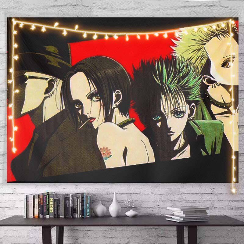 Nana Punk Rock Black Pink Anime Collage Tapestry Wall Hanging Art Decor for Bedroom Otaku Corner Cozy Study Space 74x94cm(29x37in)
Nana Punk Rock Black Pink Anime Collage Tapestry Wall Hanging Art Decor for Bedroom Otaku Corner Cozy Study Space 74x94cm(29x37in)