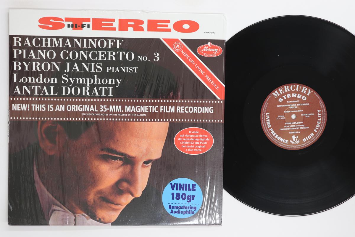LP Record RACHMANINOFF BYRON JANIS LONDON S Piano Concerto No. 3 180g SR90283 MERCURY 1961 Italy Classical Used
LP Record RACHMANINOFF BYRON JANIS LONDON S Piano Concerto No. 3 180g SR90283 MERCURY 1961 Italy Classical Used