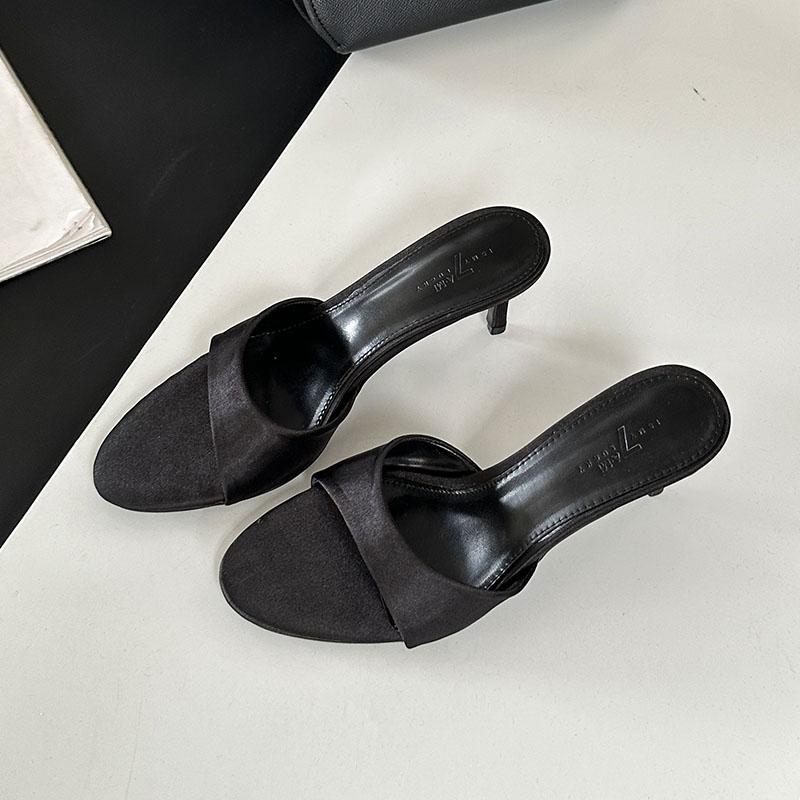 Fashion Fashion Round Toe Ladies High Heels Sandals Slip On Shoes Female Thin Heels Slides Sandals Shoes For Women Pink Footwear 35 чёрный
Fashion Fashion Round Toe Ladies High Heels Sandals Slip On Shoes Female Thin Heels Slides Sandals Shoes For Women Pink Footwear 35 чёрный