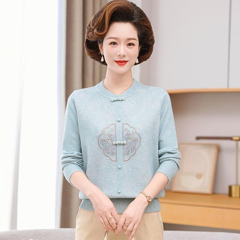 2026 New Autumn Knit Top Set for Middle-aged & Elderly Women - Stylish Spring & Fall Base Layer L (Recommended 105-120 jin) синий
2026 New Autumn Knit Top Set for Middle-aged & Elderly Women - Stylish Spring & Fall Base Layer L (Recommended 105-120 jin) синий